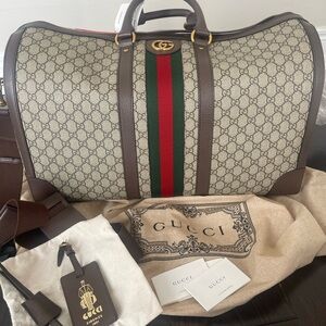Brand new Gucci large savoy Duffel Bag